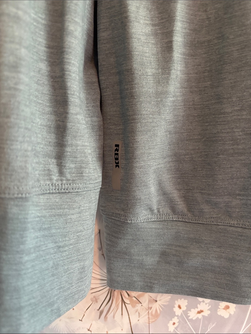 Women’s Lightweight Blue Hooded Pullover - Picture 5 of 6